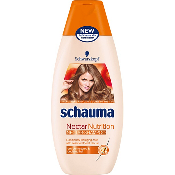 Schauma Nectar Nutrition Výživná péče nektaru šampon na vlasy 400 ml