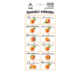Arch Naklejki Domowych Pędów Meruńkovice 12 etykiet