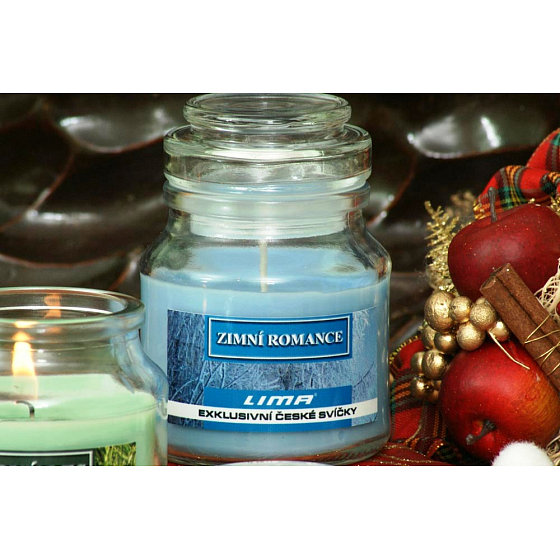 Lima Aroma Dreams Zimní romance aromatická svíčka sklenička s víčkem 120 g