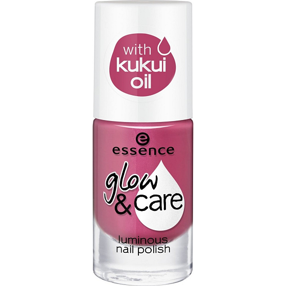 Essence Glow & Care Luminous Nail Polish lak na nehty 05 Love And Care 8 ml