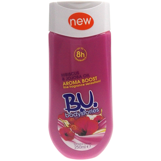 B.U. Bodystories Hibiscus & Jojoba Oil sprchový gel pro ženy 250 ml