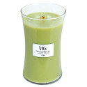 WoodWick Fern - Kapradina vonná svíčka s dřevěným knotem a víčkem sklo velká 609,5 g