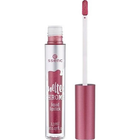 Essence Melted Chrome Liquid Lipstick tekutá rtěnka 04 Iron Heart 2,3 ml