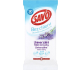 Savo Lawendowa uniwersalne chusteczki dezynfekujące bez chloru 30 sztuk