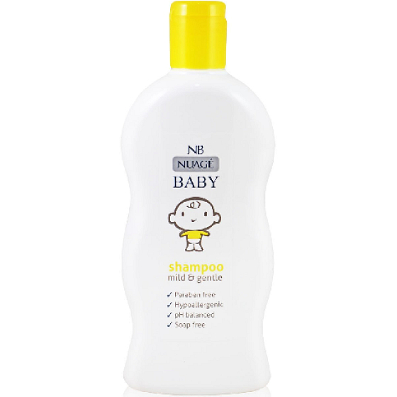 Nuage Baby Shampoo Mild & Gentle šampon na vlasy pro děti bez parabenů 300 ml