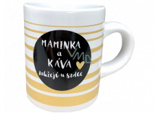 Albi Espresso kubek w pudełku Mama i kawa grzeją u serca 100 ml
