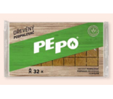 Pe-Po Podpałka drewniane kostki 32 sztuk