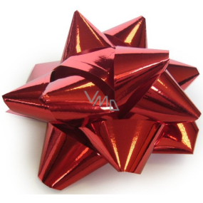 Nekupto Hvězdice średnia Metal czerwona 6,5 cm