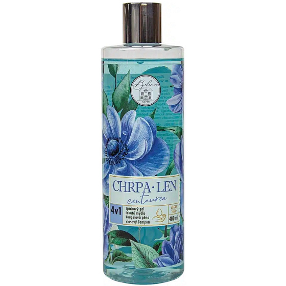 Bohemia Gifts 4w1 Chaber i len żel pod prysznic, szampon, pianka i mydło 400 ml