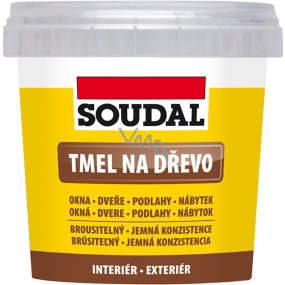 Soudal tmel na dřevo, bílý, 250 g Soudal tmel na dřevo, bílý, 250 g