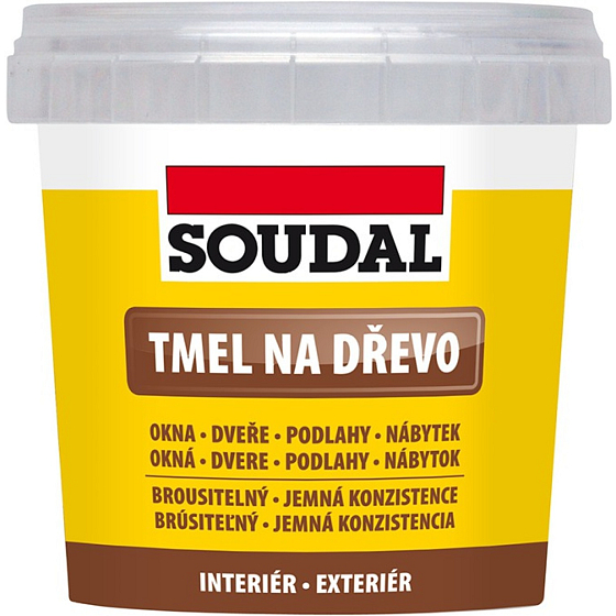 Soudal szpachla do drewna, biała, 250 g