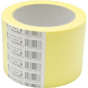 Mako Basic taśma klejąca maskująca gładka, 3 dni, do 60 °C, 75 mm × 50 m