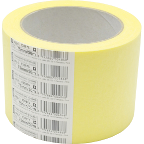 Mako Basic taśma klejąca maskująca gładka, 3 dni, do 60 °C, 75 mm × 50 m