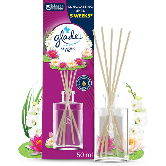 Glade patyczki zapachowe Relaxing Zen 50 ml