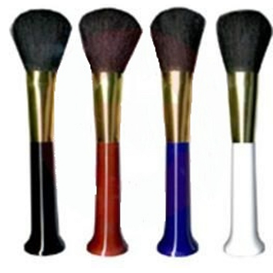 Face System Kosmetický štětec rozšířená střenka zlatý lem