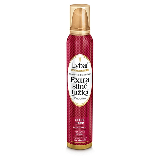 Lybar Extra silně tužící s leskem pěnové tužidlo na vlasy 200 ml