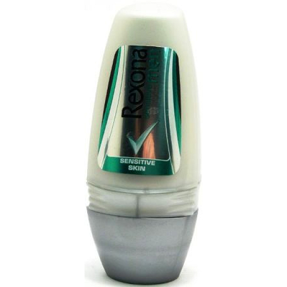 Rexona Men Sensitive kuličkový antiperspirant deodorant roll-on pro muže 50 ml
