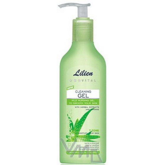 Lilien Provital Aloe Vera odličovací a čisticí gel na oči a citlivé partie obličeje 200 ml