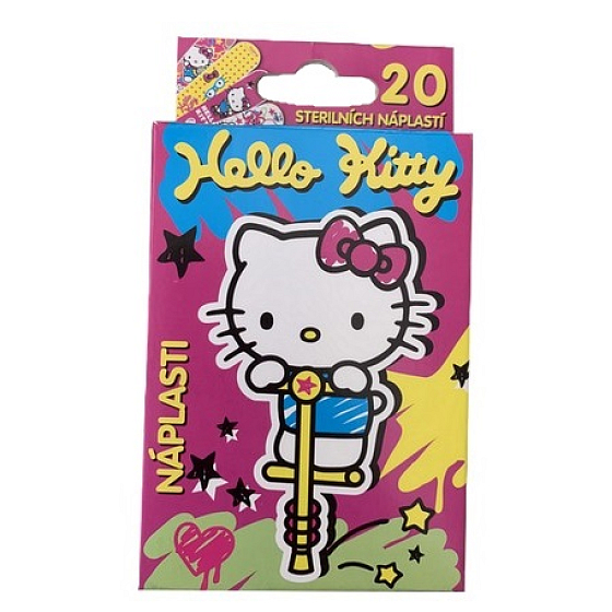 Hello Kitty Plastry sterylne dla dzieci 20 sztuk
