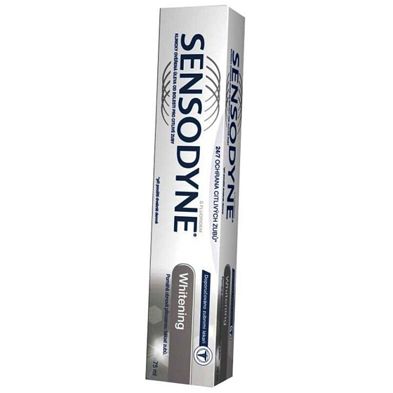 Sensodyne Whitening zubní pasta šetrně bělí citlivé zuby 75 ml