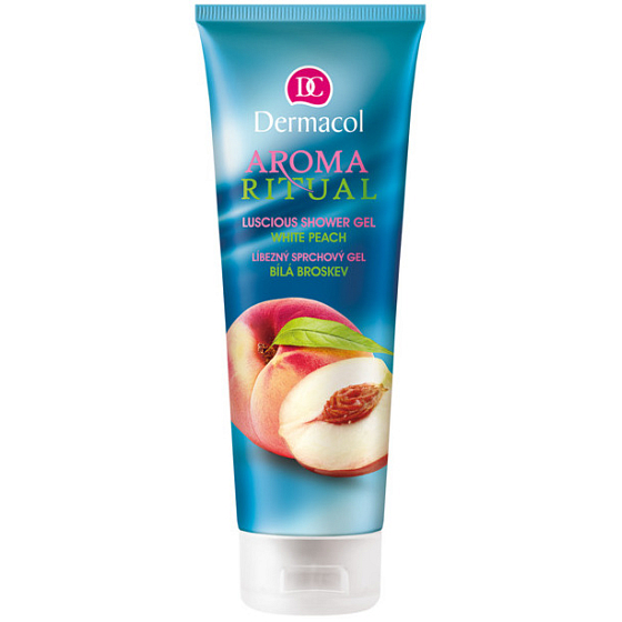 Dermacol Aroma Ritual White Peach - Bílá broskev sprchový gel 250 ml