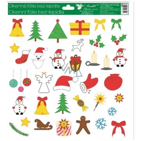 Folia okienna bez kleju 30 x 33,5 cm dzwonek