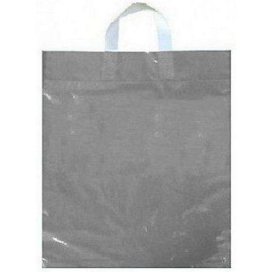 Press Torba foliowa 36 x 45 cm z uchwytem Srebrna