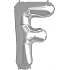 Albi Inflacyjna litera F 49 cm