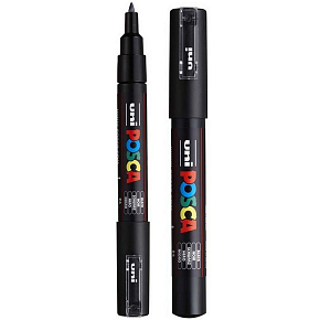 Posca Univerzální akrylátový popisovač 0,7 - 1 mm Černá PC-1M