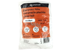 Spokar Standard Folia zakrywająca HDPE, 7 µ, 50 m?, 4 × 12,5 m