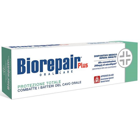 Biorepair Plus Total Protection pasta do zębów na ochronę przed próchnicą 75 ml