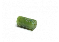 Nefrit Kanadský váleček k navlékání 6 x 10 mm, kámen klidu