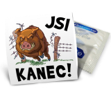 Nekupto Zabawny kondom Jsi kanec! 1 kus