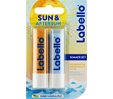 Labello Sun Protect + Hydro Care zestaw balsamów do ust, 2× 4,8 g