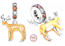 Zawieszka ze srebra próby 925 Antylopa, charms do bransoletki