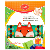 D&M Fox etui, kreatywna zestaw 25 x 20,5 x 3 cm, wiek: 5+