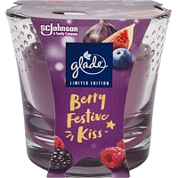 Glade świeca zapachowa Maxi Berry Festive Kiss, 204 g