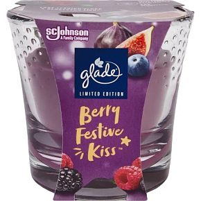 Glade świeca zapachowa Maxi Berry Festive Kiss, 204 g