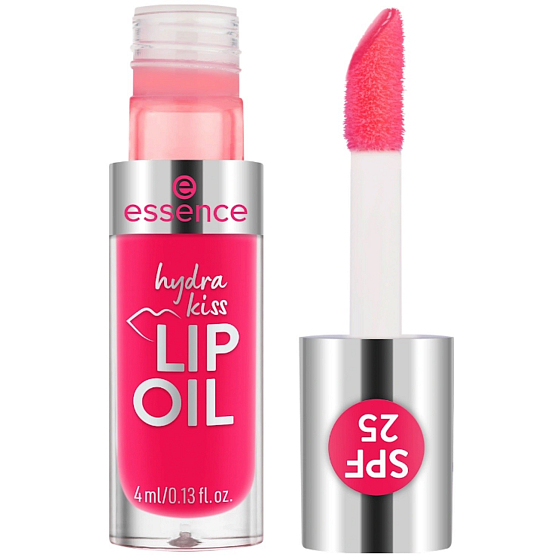 Essence Hydra Kiss LSF 25 olej na rty, odstín 104 Pink Squeeze Please, 4 ml