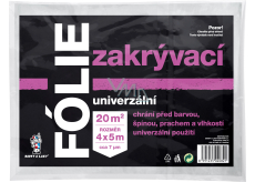 BALTOOL uniwersalna folia ochronna, 7 µ, 20 m², 4 × 5 m