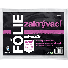 BALTOOL uniwersalna folia ochronna, 7 µ, 20 m², 4 × 5 m