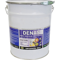 DENAS UNIWERSAL-MAT farba nawierzchniowa na drewno, metal i beton, 0100 biały, 10 kg