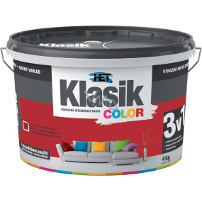 Het Klasik Color malířská barva, 0897 vínová, 4 kg Het Klasik Color malířská barva, 0897 vínová, 4 kg