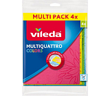 Vileda Multiquattro Colors ściereczka, 4 szt.