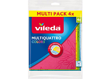 Vileda Multiquattro Colors ściereczka, 4 szt.