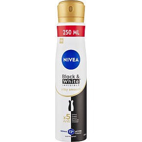 Nivea Black & White Invisible Silky Smooth antyperspirant w sprayu, 250 ml