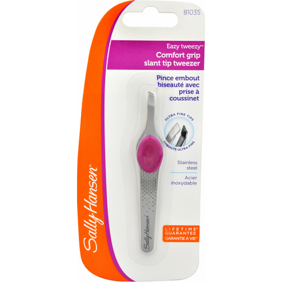 Sally Hansen Comfort Grip Slant Tip Tweezer pinzeta se šikmou špičkou 1 kus