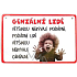 Nekupto Humor po Česku humorná cedulka 15 x 10 cm 1 kus