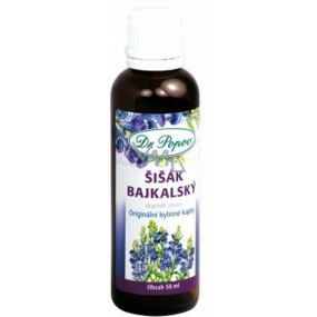 Dr. Popov Szyszyniec bajkalski oryginalne ziołowe krople przeciw zmęczeniu i stresowi 50 ml