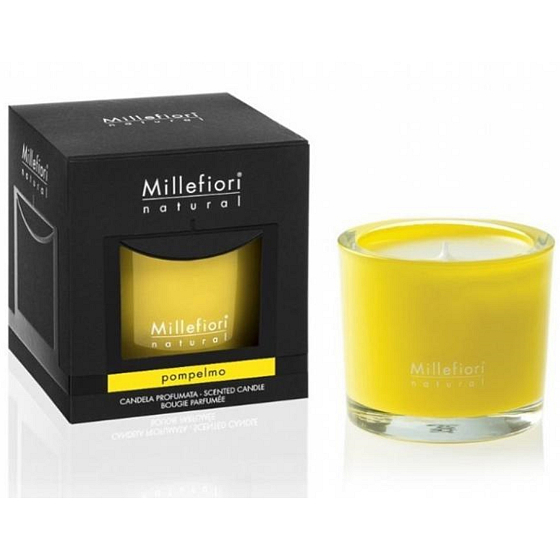 Millefiori Milano Natural Pompelmo - Grep Vonná svíčka hoří až 60 hodin 180 g